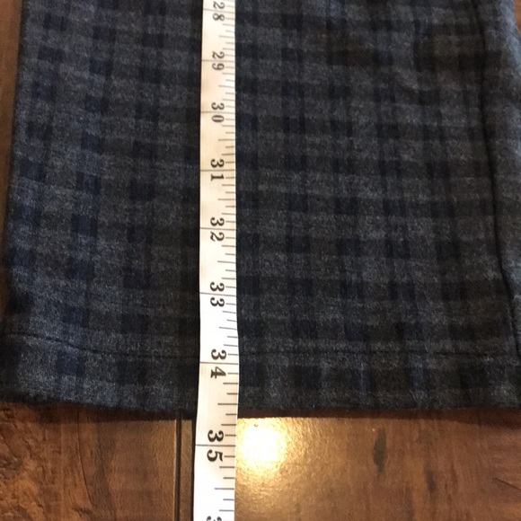 Contemporaine Plaid Checkered Flexible Elastic Waistband Pants size 10 - Picture 7 of 8